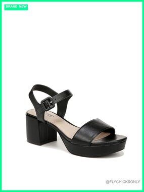Faux Leather Platform Strappy Heeled Sandals